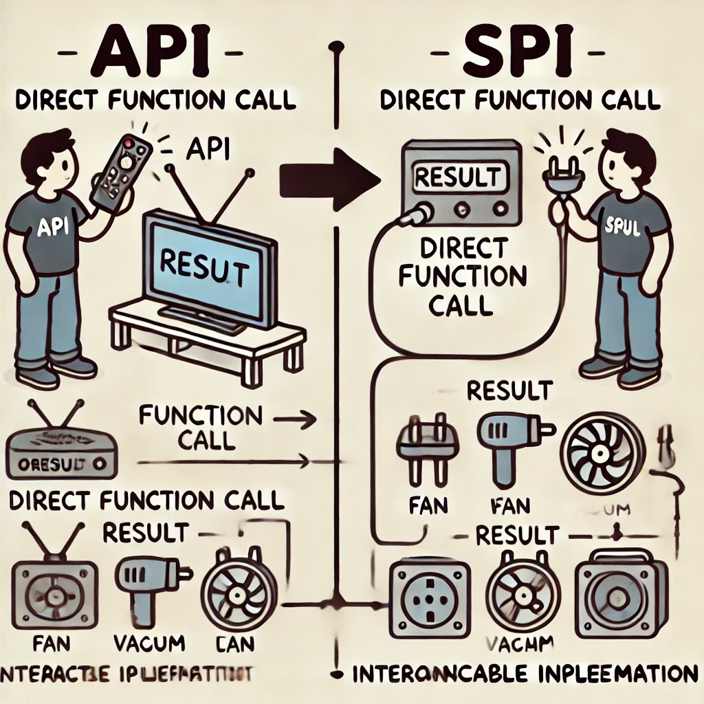 API和SPI示意