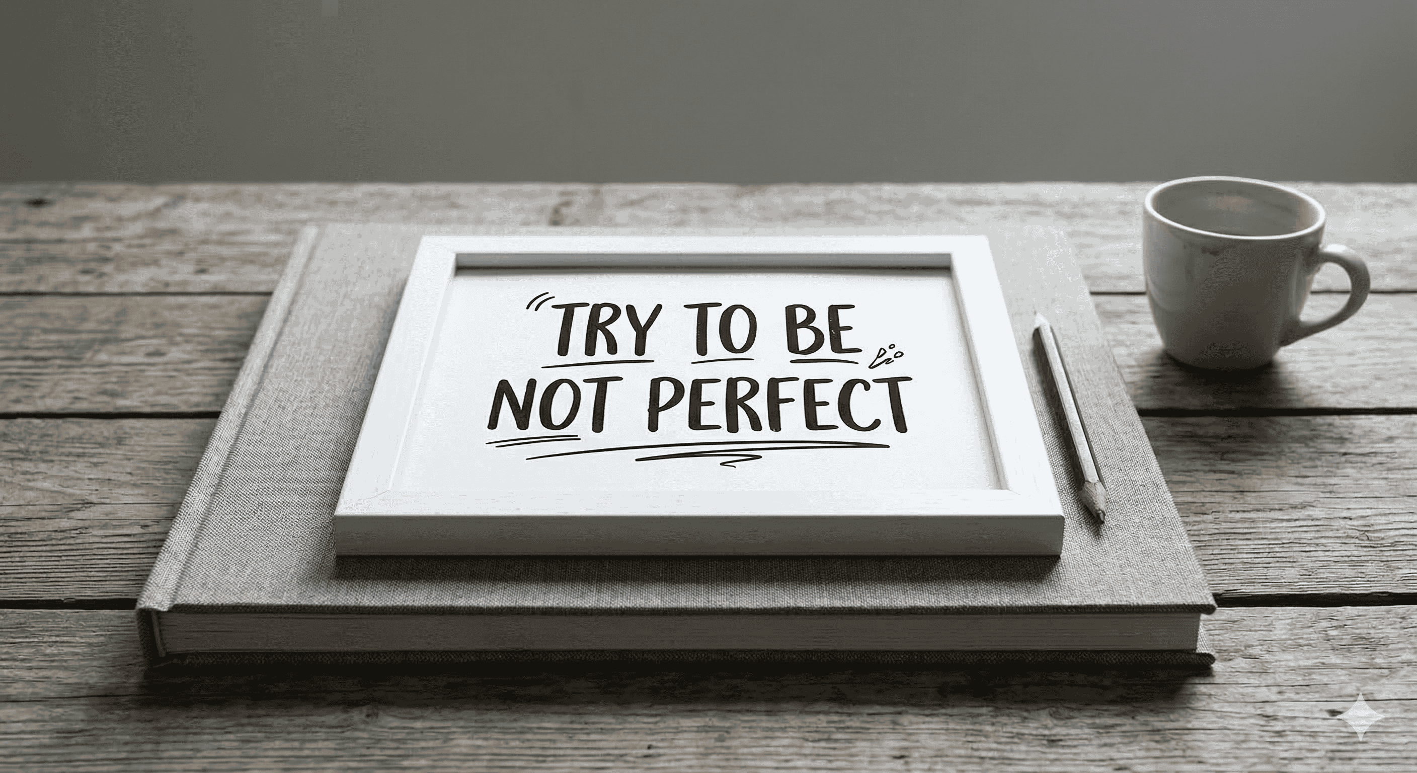 Why " Try to  be  not perfect "？