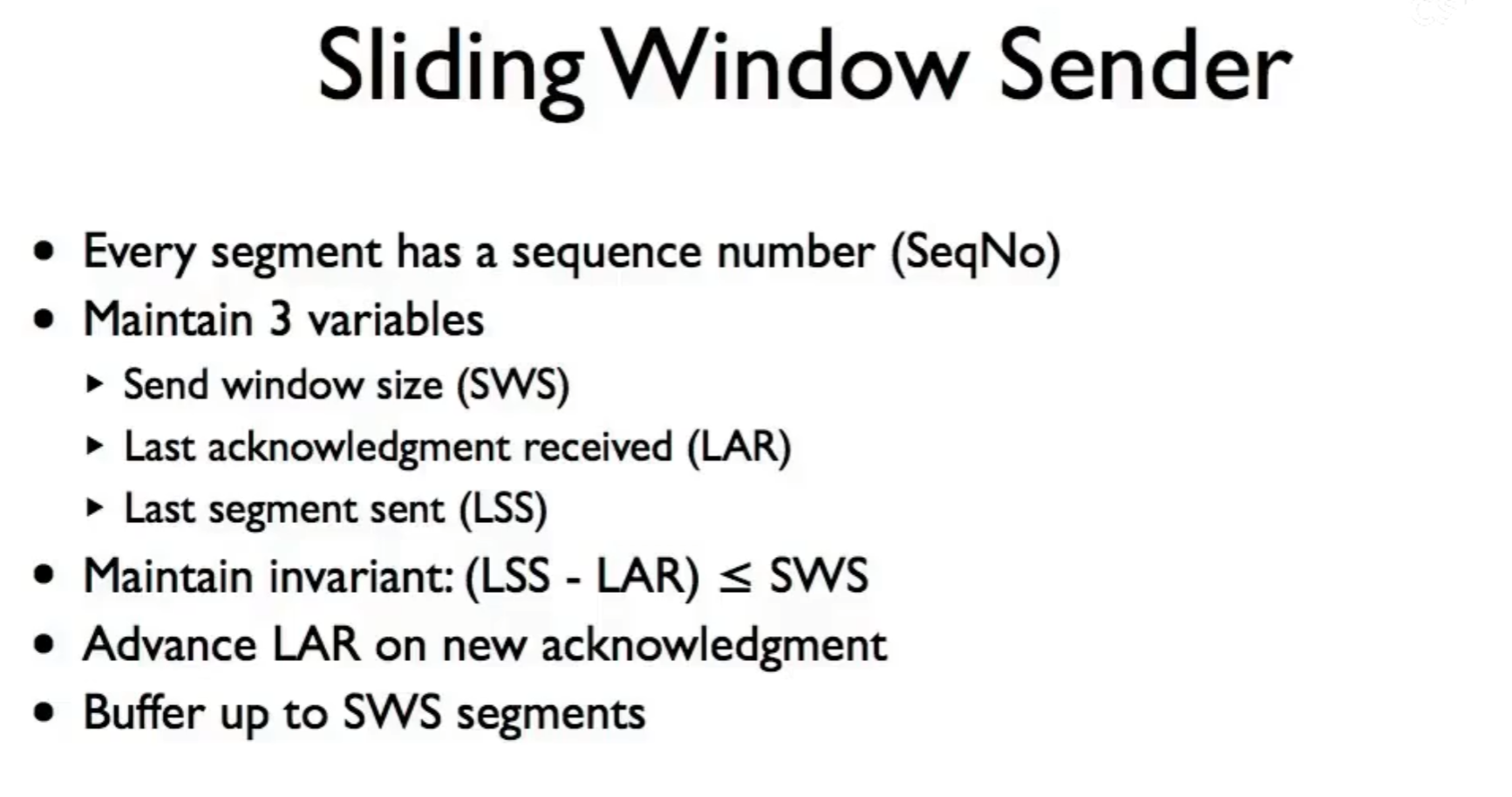 发送方的工作机制