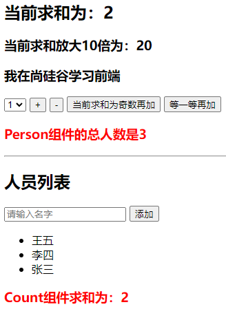 多组件共享数据案例