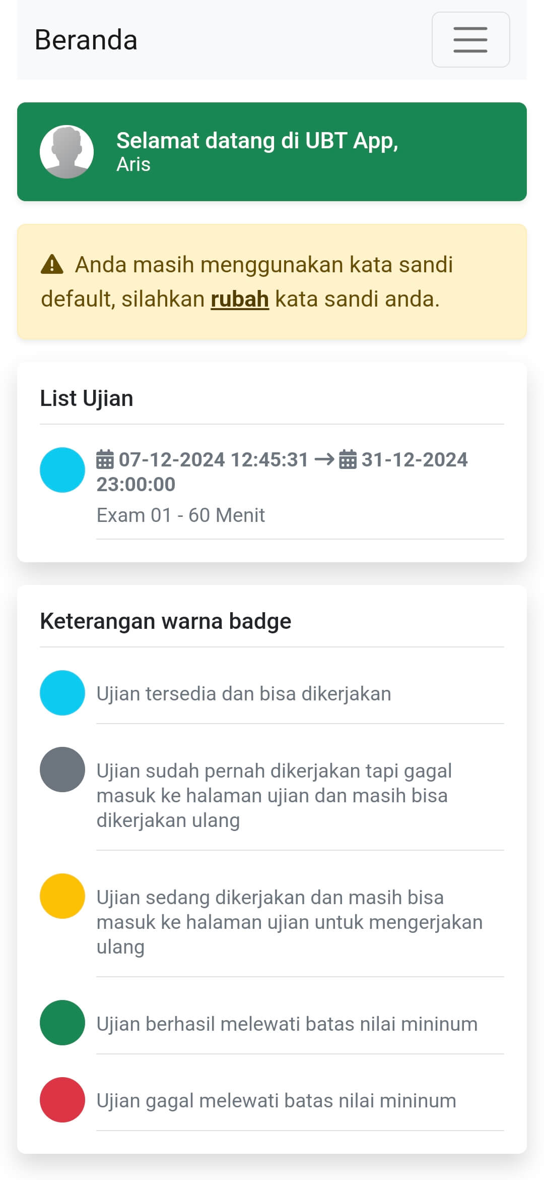 UBT App