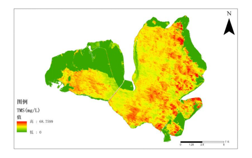 悬浮物浓度分布图