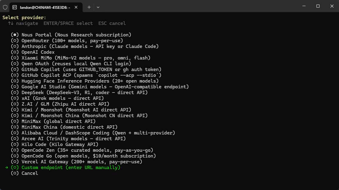 Hermes 初始化配置选项