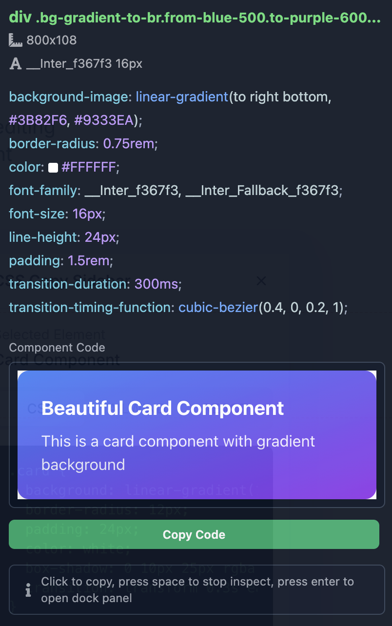 Card Component Preview