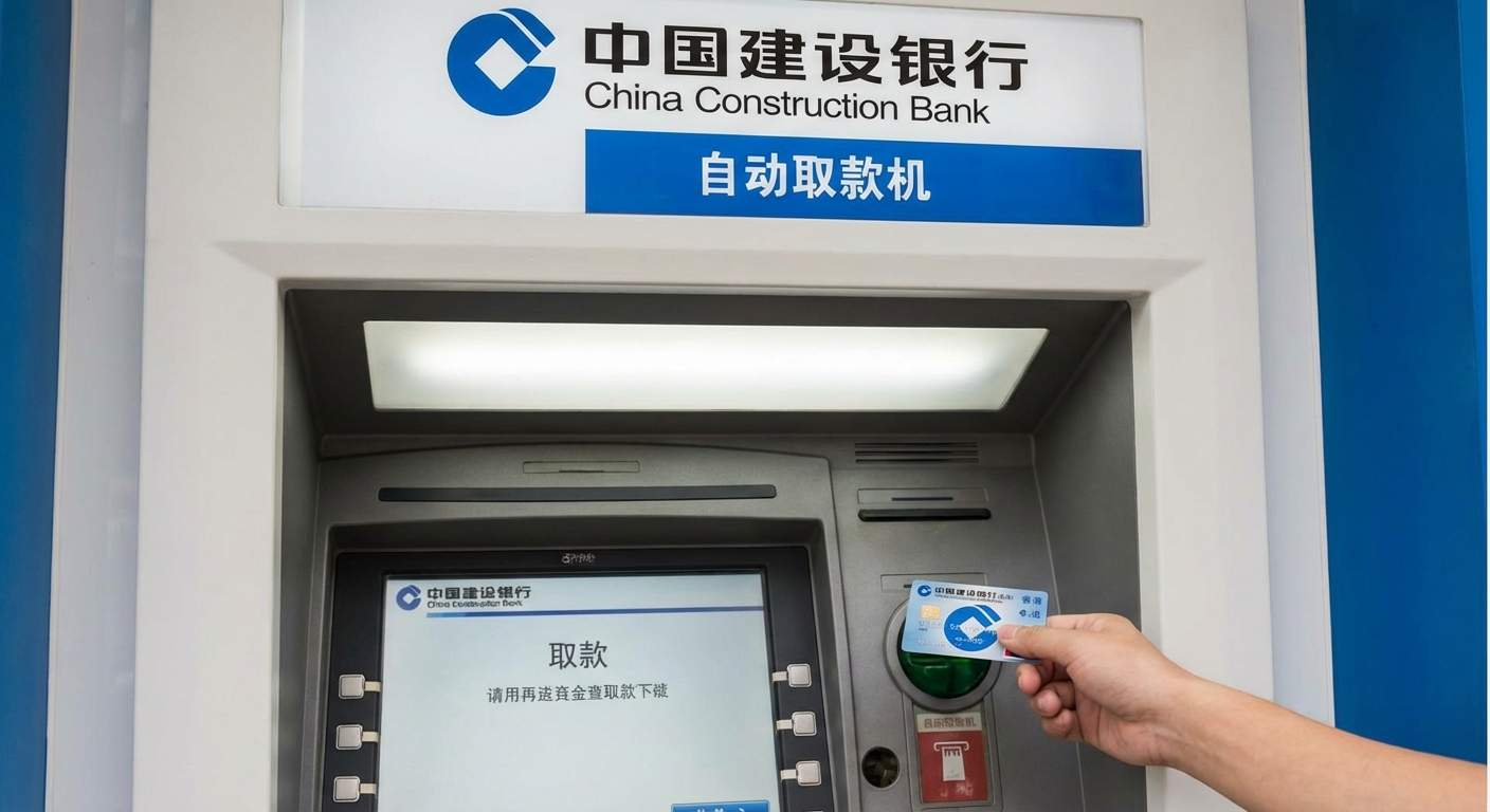 境外银行卡在内地银行ATM取款机取款
