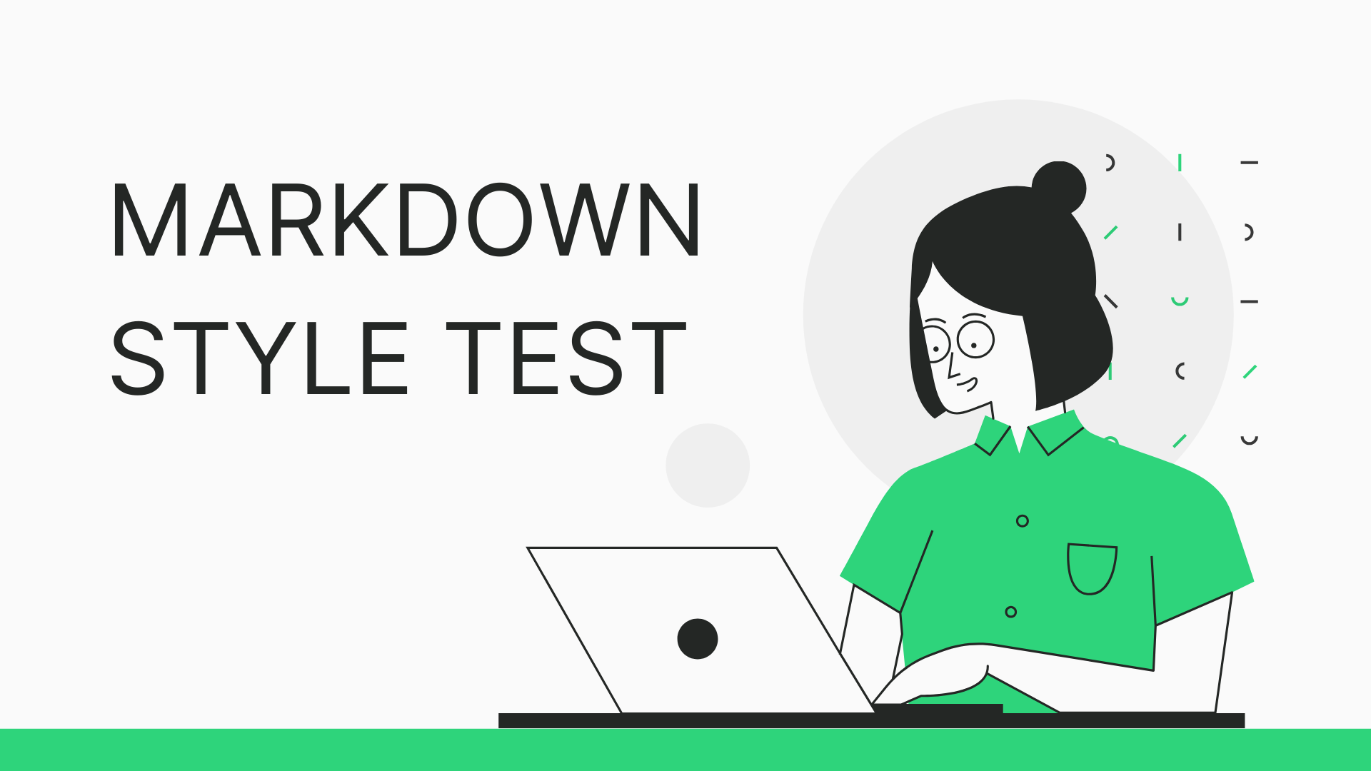 Markdown Style test