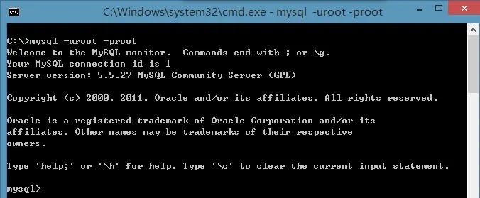 命令行操作登陆库1