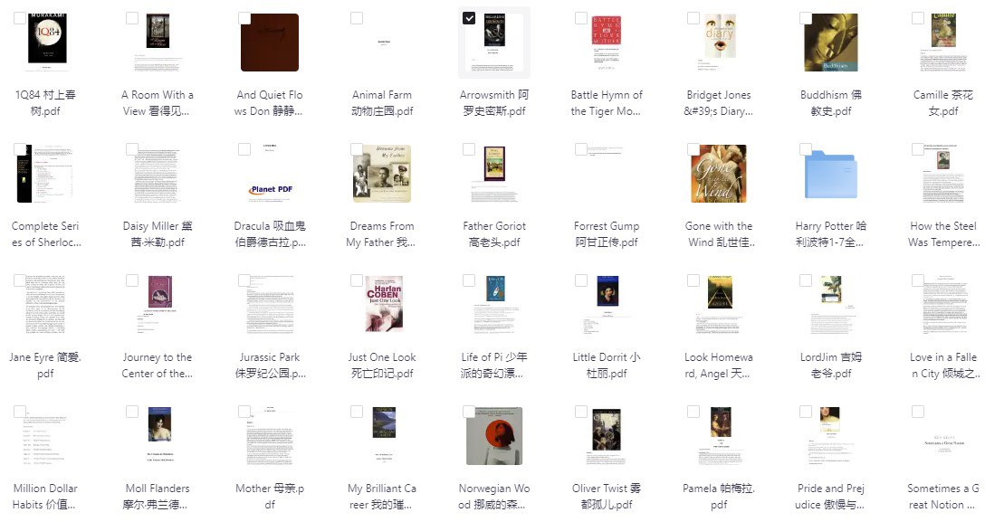 【书籍】英文原著小说大合集（总计1600本） pdf/txt【1GB】 【来源：赤道365论坛】 帖子ID:53017 英文原著