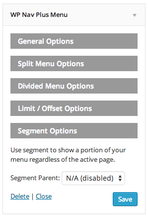 WP Nav Plus Active Widget