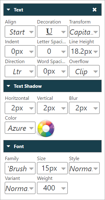 Text and Font